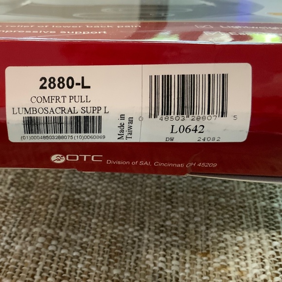 🔙NWT - COMFORT PULL LUMBOSACRAL SUPPORT🔙 - Picture 2 of 11